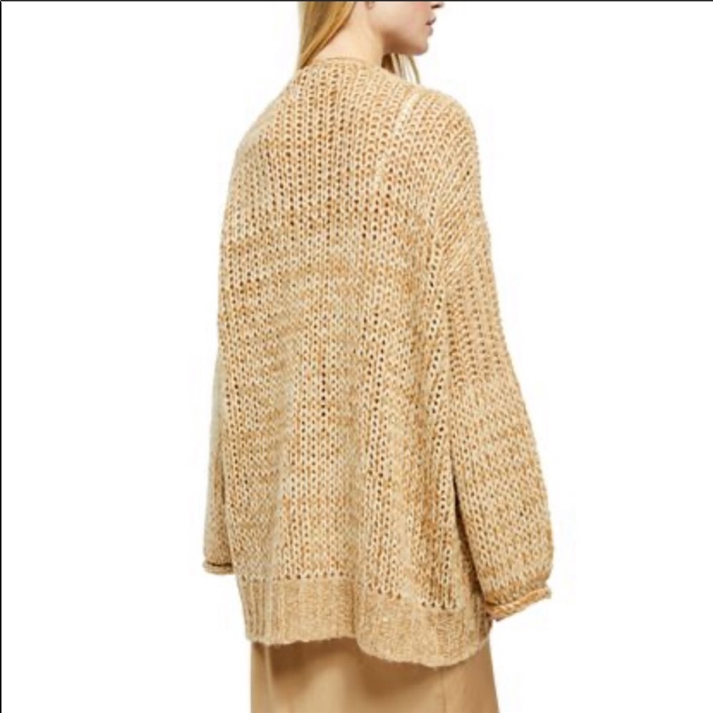 Home Town Wood Knit Loose Fit Cardigan Medium - Picture 4 of 7